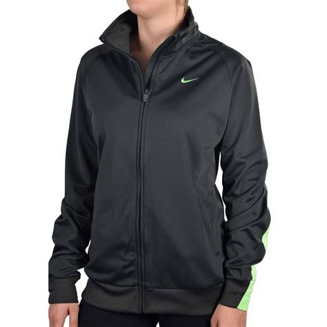 Nike Nike Womens Full Zip Warm Up Basketball Track Jacket Graylime