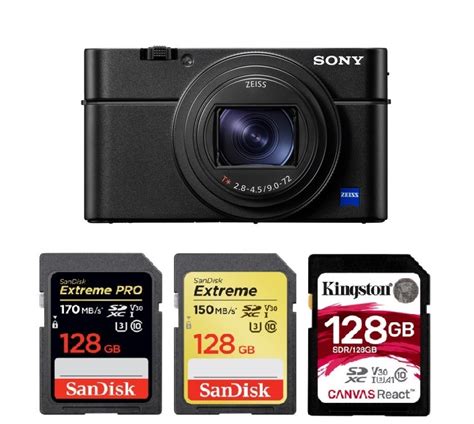 Memory Card Sdxc Sony Cyber Shot Dsc Rx100 V Digital Camera Memory Card