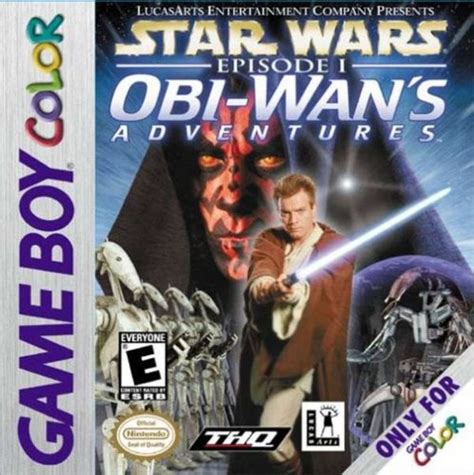 Star Wars Episode I Obi Wans Adventures 2000 Game Boy Color Game