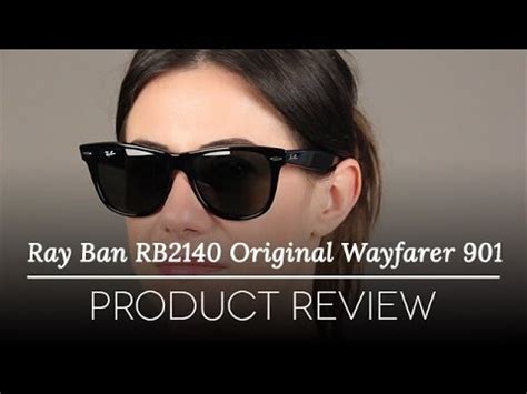 Free shipping and returns on all orders! Ray-Ban RB2140 Original Wayfarer 901 Sunglasses Review ...