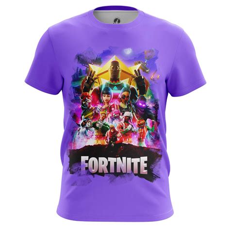 Buy Mens T Shirt Fortnite Game Purple Top Idolstore
