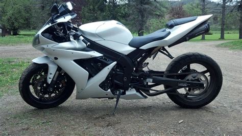 2005 Yamaha R1 Custom White Stretched Fast 1000cc Moving Or Would Never