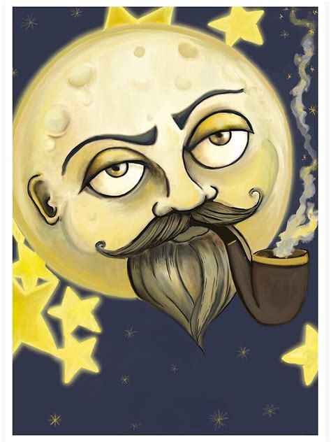 Mr Moon Poster For Sale By Littlescout Redbubble