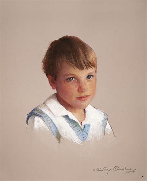 Boy In Blue Painting By Timothy Chambers Pixels