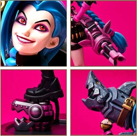 Lol League Of Legends Jinx Unlocked Statue Figure Riot Games Authentic