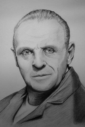 Anthony Hopkins Portrait Portrait Male Sketch Artwork