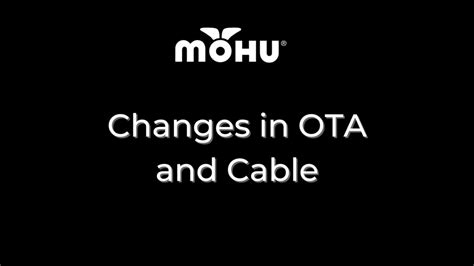 Changes In Ota And Cable The Cordcutter The Official Mohu Blog