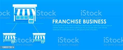 Franchise Banner Chain Of Stores With A Ready Business Plan Stock