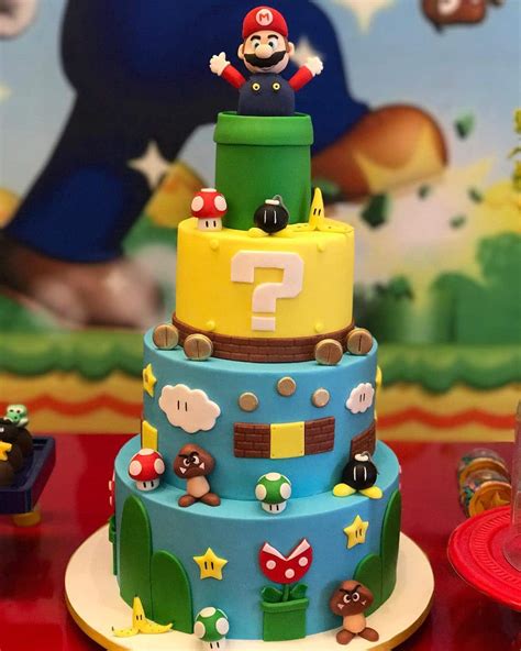 He is the one who proposed the chomp chain cake idea, which i loved because it required only circular cake pans and little artistic effort. 15 Amazing & Cute Super Mario Cake Ideas & Designs