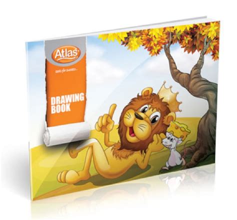 The kids are so excited about the books. Atlas Drawing Book - 20 pages - Jungle.lk
