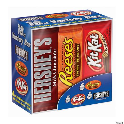 Hersheys Chocolate Candy Bar Variety Pack Hersheys Reeses Kit Kat
