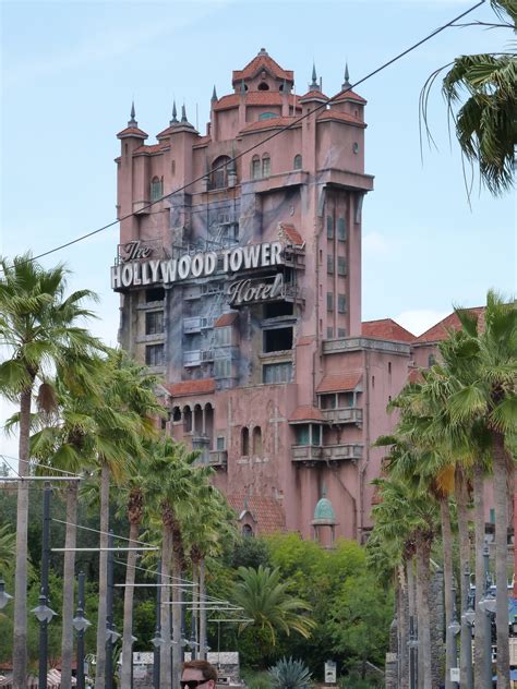 Tower Of Terror Thrill Ride At Disney World Hollywood Studios In