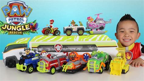 Paw Patrol Jungle Patroller Full Vehicles And Characters Set Toys