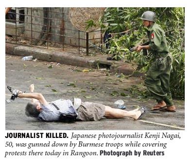 These newspapers are the most widespread in myanmar and they are updated daily. Myanmar News: Myanmar's Army shoot and kill a Japanese ...