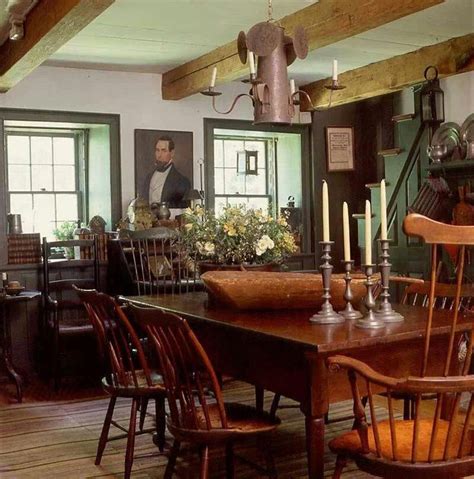 Farmhouse Interior Vintage Early American Farmhouse Showcases