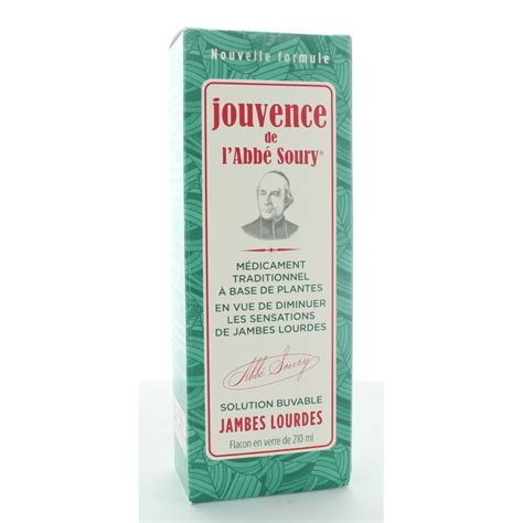 Jouvence de l'Abbé Soury Jambes Lourdes 210ml|Univers Pharmacie