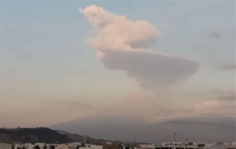 Volcán Popocatépetl Registra Exhalación De Mil 500 Metros De Altura N
