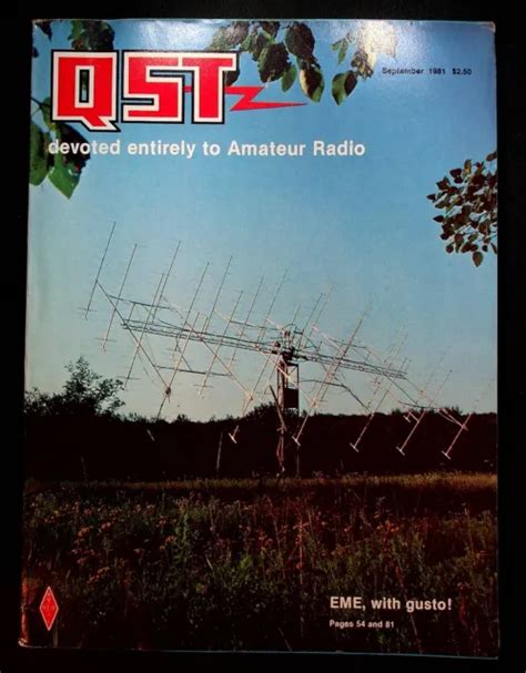 Vintage Qst Magazine September Winnebago County Set Arrl Ham Radio Picclick Uk