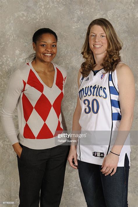 Katie Smith Poses In Her New Washington Mystics Jersey With Current