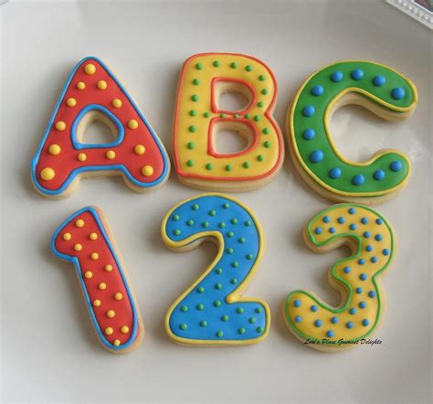 Abc And 123 Cookies Alphabet Decorated Cookies By Lorisplace