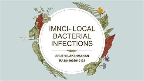 Imnci Local Bacterial Infections Pptx