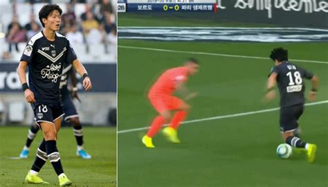 :: 올댓부츠 :: PSG 상대로 미친 돌파 & 슈팅 보여주는 황의조.gif