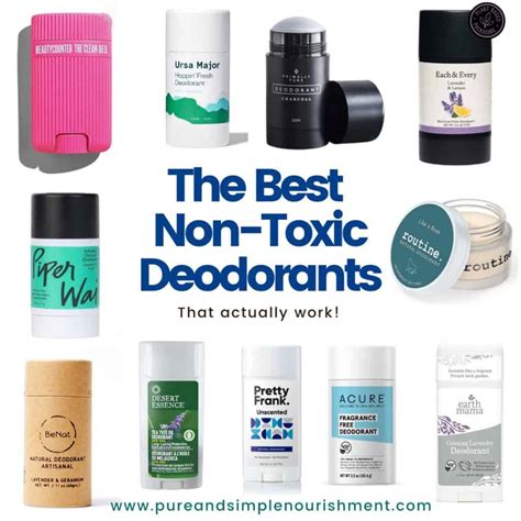 15 Non Toxic Deodorants Pure And Simple Nourishment