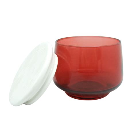 Unique 5oz Fancy Decorative Glass Jars And Lids Ceramic Wholesale Votive With Lid High Quality