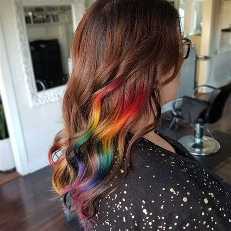 50 Stunning Rainbow Hair Color Styles Trending In 2021