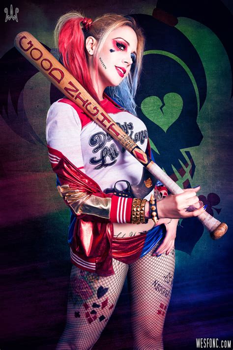 suicide squad harley quinn and joker cosplay