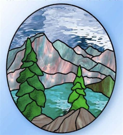 Pin By Debbie Yokley On Stained Glass Scenery Stained Glass Diy