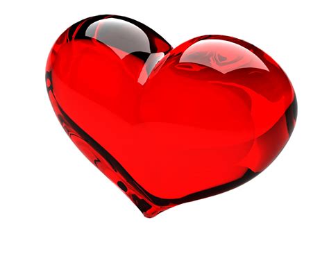 Single 3d Red Heart Png 15 Images Free Download