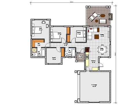 bedroom house plans drawing  sale sqm