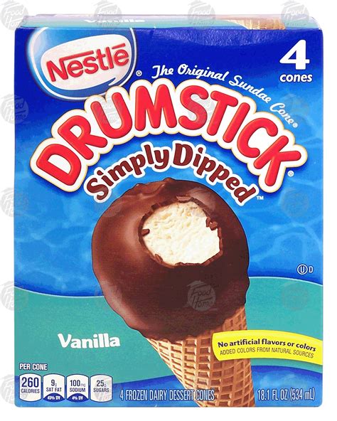 Groceries Product Infomation For Nestle Drumstick Simply
