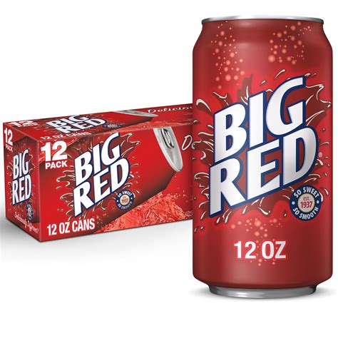 Big Red Low Sodium Cream Soda Pop 12 Fl Oz 12 Pack Cans