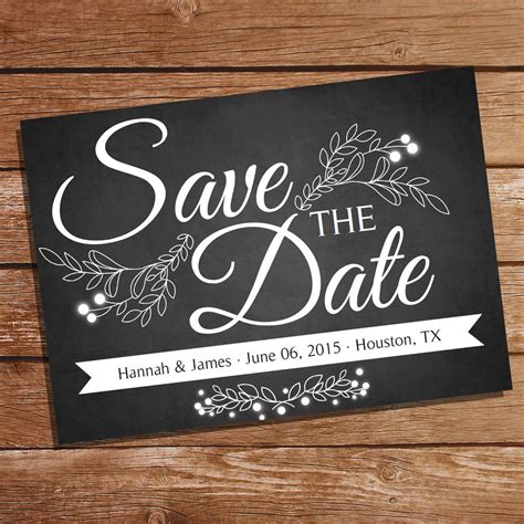 Free Printable Save The Date Templates Of Save The Da