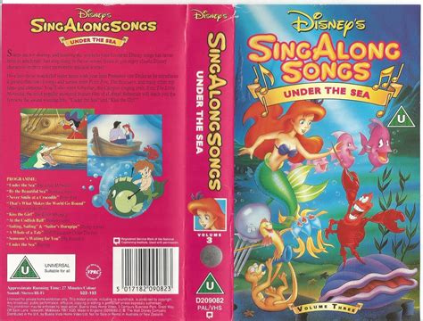 Disney Sing Along Songs Under The Sea Hetychain