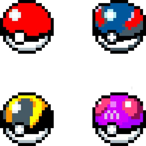 Pixelated yellow star, minecraft super. Pokeballs In Catching Rate Order Gen - Pixel Art Ultra ...