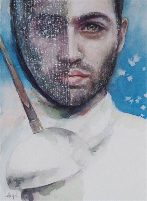 fencing man | Creatief