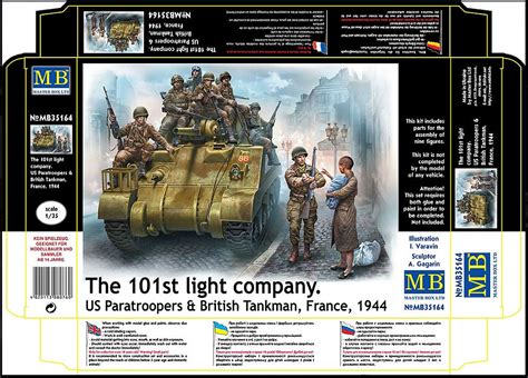 Masterbox St Light Company And British Tankman France