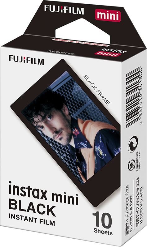 Best Buy Fujifilm Instax Mini Black Instant Film Black 16537043