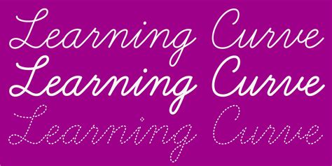 Learning Curve Bv Font Fontspace