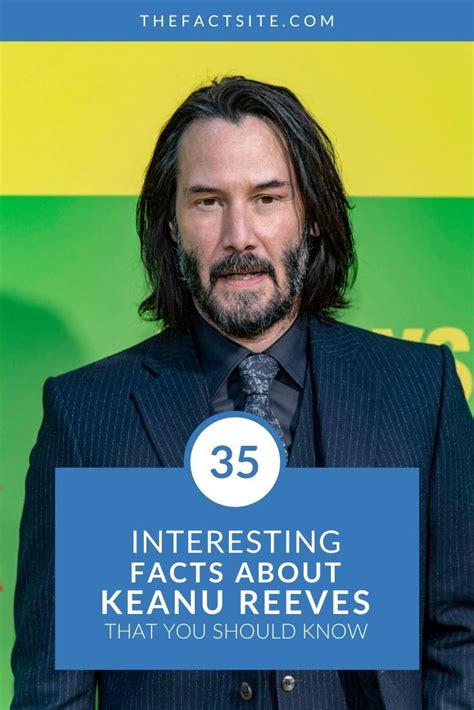 35 Interesting Facts About Keanu Reeves The Fact Site