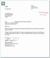 Insurance Claims Letter Pictures