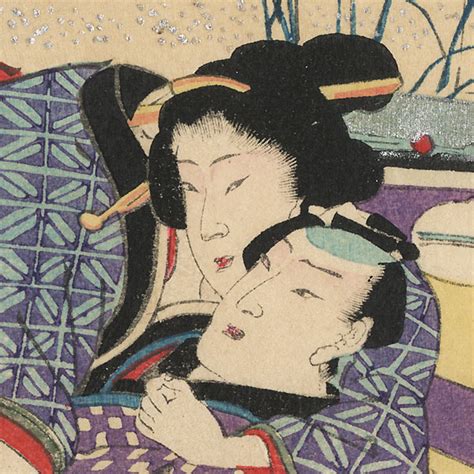 fuji arts japanese prints antique meiji era shunga ca 1890 by meiji era artist unsigned