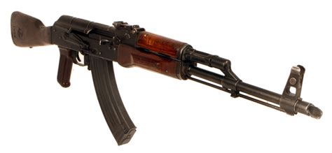 Deactivated Russian Akm Ak47 Assault Rifle Named Ex Tunisian