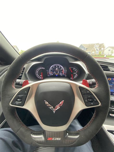 Fs For Sale Zo6 Steering Wheel Suede And Red Paddles Auto