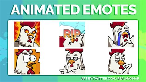 Create Custom Animated Twitch Emotes By Maxmarart Fiverr