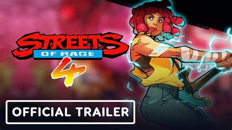 Streets Of Rage 4 Official Cherry Hunter Trailer Gamescom 2019 Youtube