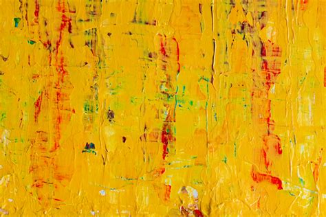 Photo Of Yellow Abstract Painting · Free Stock Photo